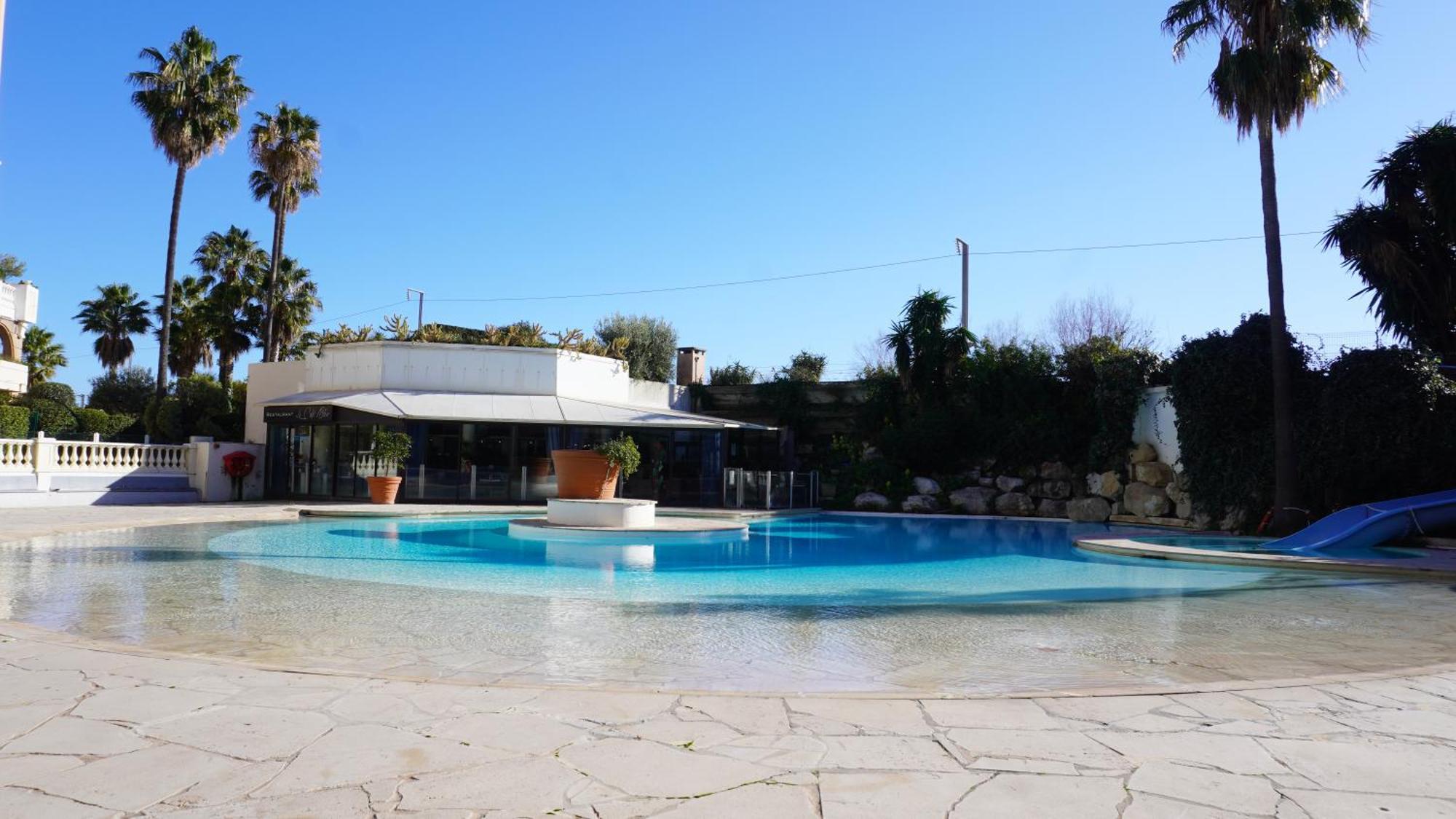 Appartement 556, Vue Mer Et Piscine By Palmazur Vacances 戛纳 外观 照片